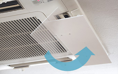 天井埋込形エアコンへの取り付け方法4