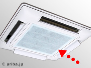 業務用エアコンフィルター 写真